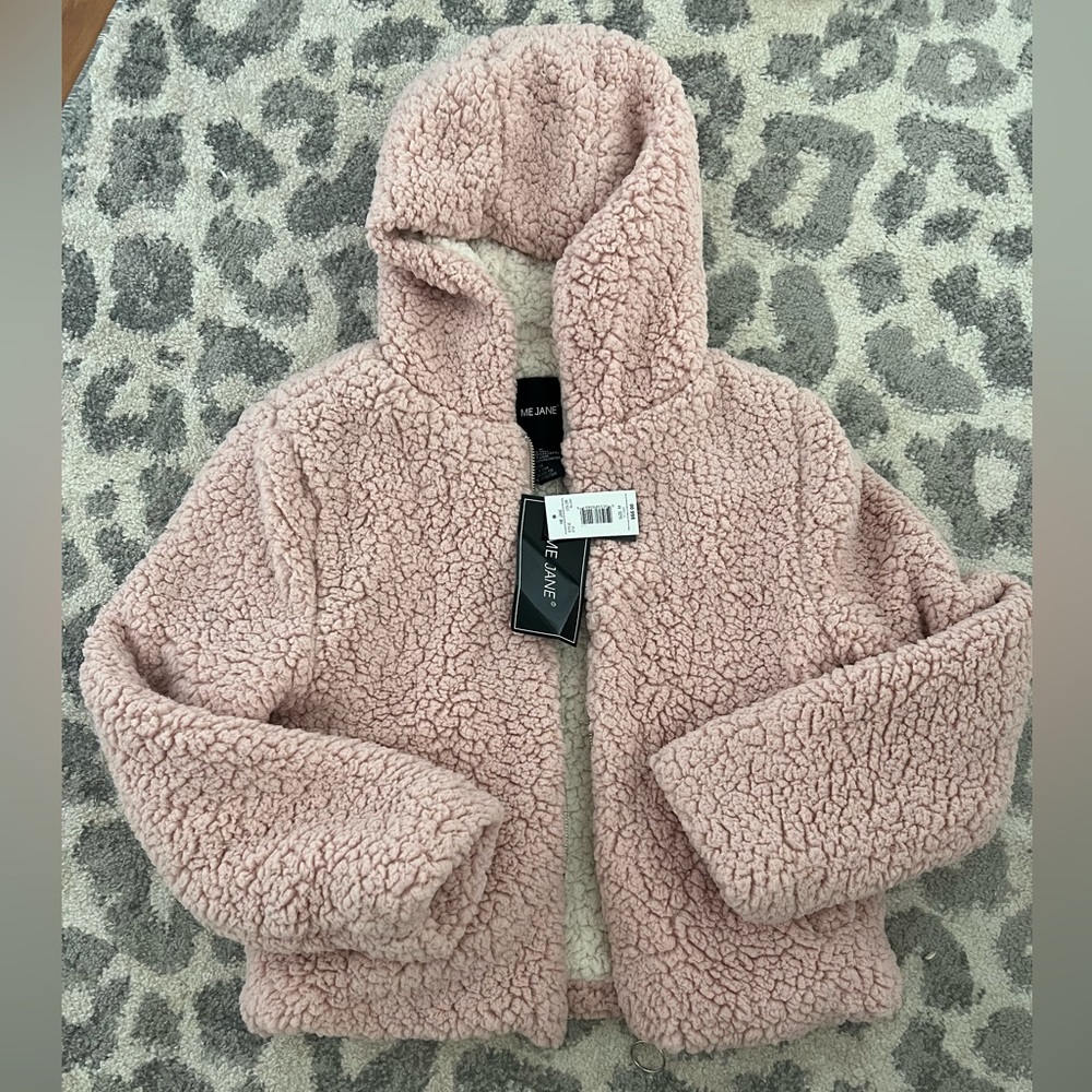 ME JANE sherpa zip up